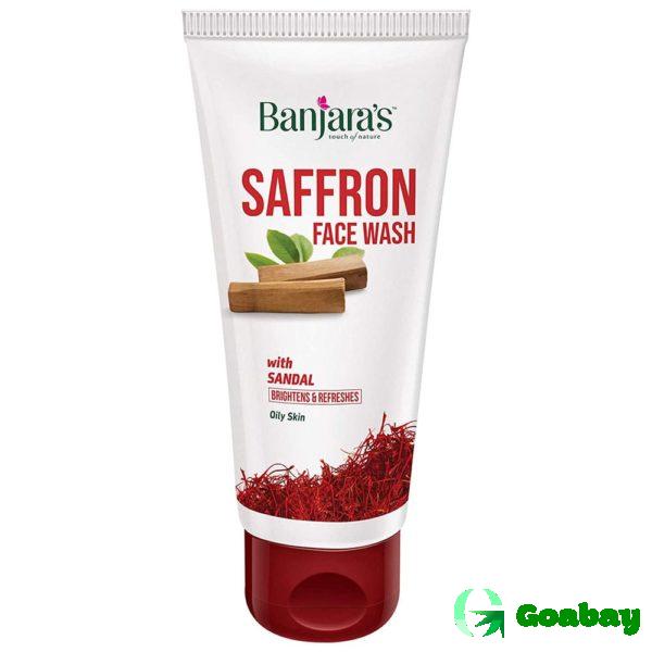 Banjara’s Saffron, Face Wash, косметика, косметика из Индии, индийская косметика, товары из Индии, cosmetics, cosmetics from India, Indian cosmetics, products from India