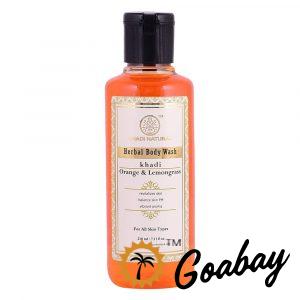 Khadi Orange & Lemongrass Body Wash-min