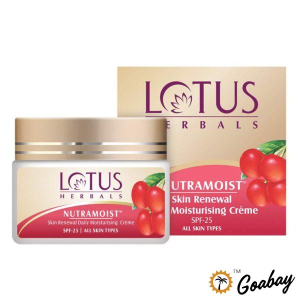 Lotus Herbals Nutramoist Skin Renewal Daily Moisturising Creme-min