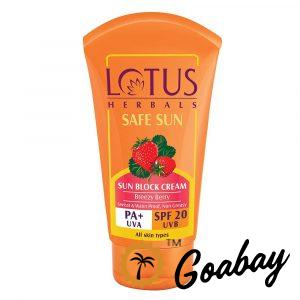 Lotus Safe Sun Sunblock Cream-min