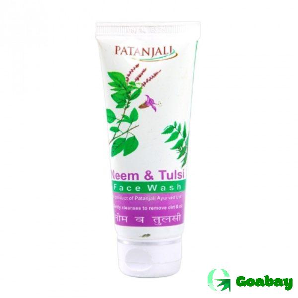 Patanjali, Tulsi, Neem, Face Wash, косметика, косметика из Индии, индийская косметика, товары из Индии, cosmetics, cosmetics from India, Indian cosmetics, products from India