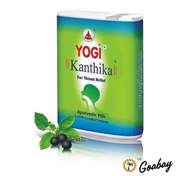 Ayurvedic pills for Throat Relief Kanthika Yogi