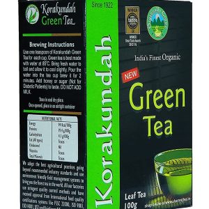 Korakundah Organic Green Tea High grown premium orthodox tea – Jasmine flavour 250g