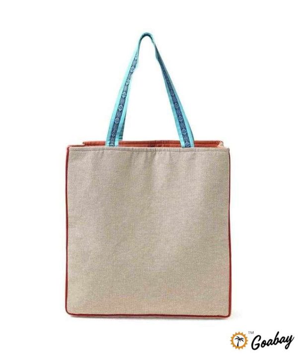 India Map Landmarks Tote Bag - Image 3