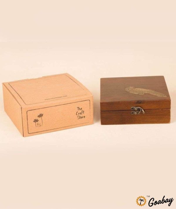 Handmade Wooden Jewelry Box - Image 3