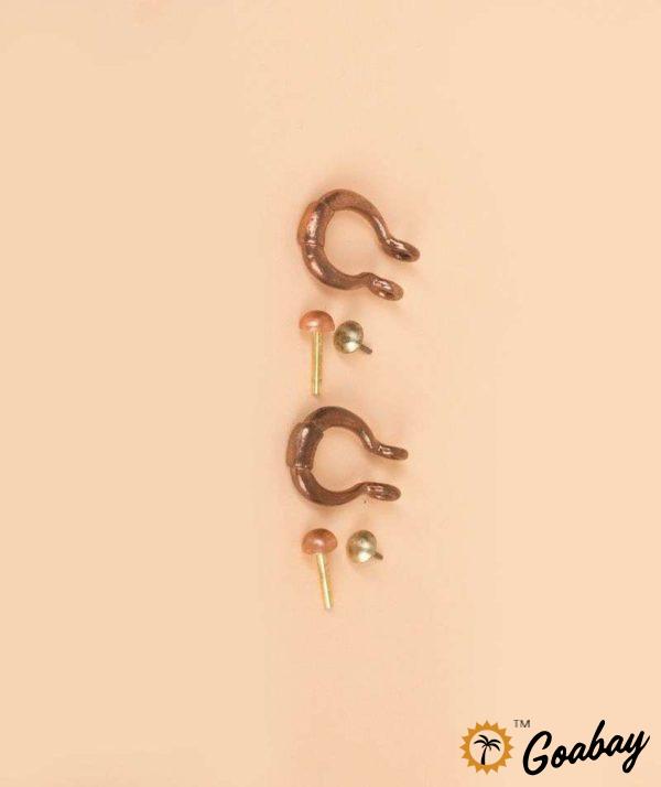 Adiyogi Copper Earring - Image 3
