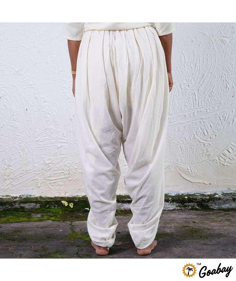 Buy Legis Shimmer Relaxed Yoga Fitness Active and Dance Wear Dhoti Pants  for Women One Size - Silver Online at desertcartINDIA