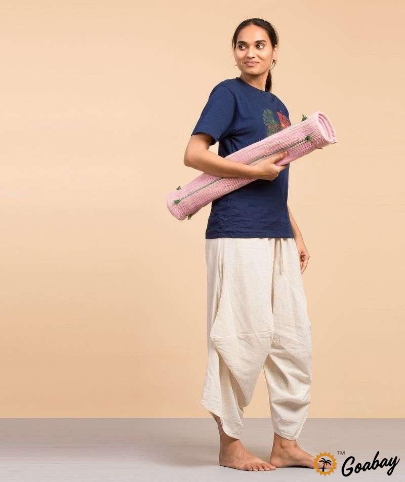 Cotton Handloom Yoga Mat 🌴 GOABAY