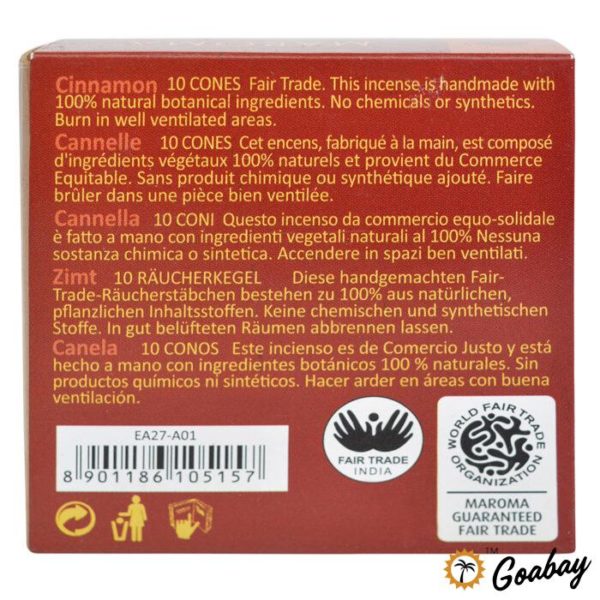 Cinnamon 10 Cone Incense - Image 9