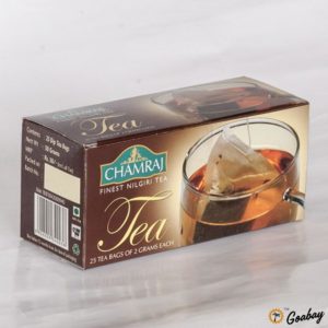 Чёрный чай в пакетиках Chamraj