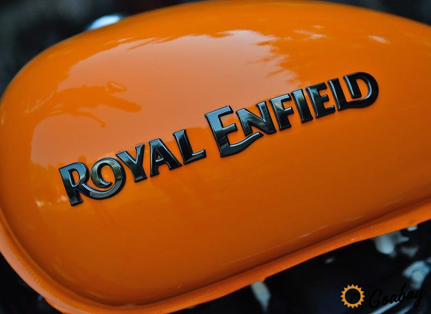 royal enfield, fuel tank, logo