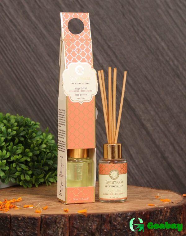 Ayurveda Reed Diffuser Sage-Mint - Image 2