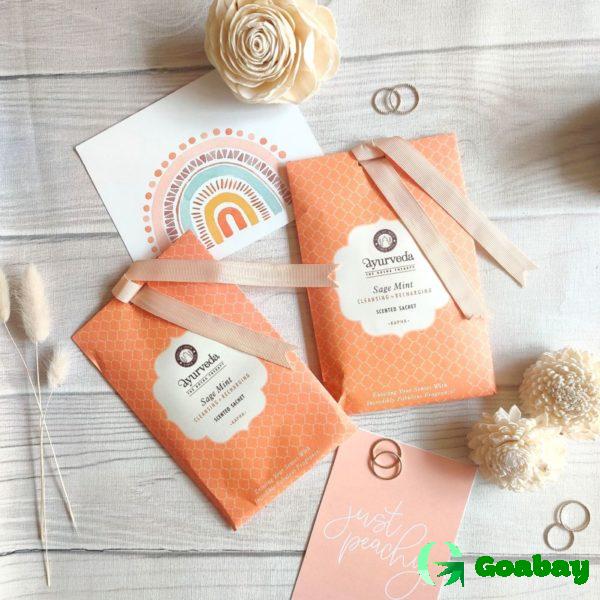 Sage-Mint Potpourri Perfume Sachet (Set of 4) - Image 2