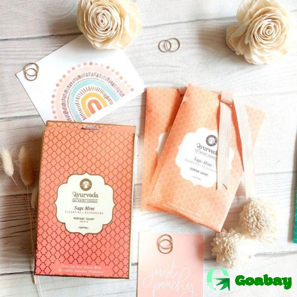 Sage-Mint Potpourri Perfume Sachet (Set of 4) - Image 3