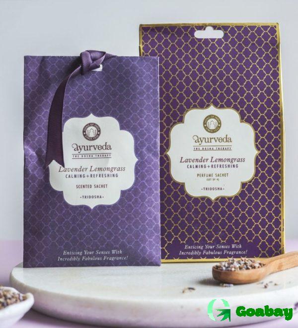 Lavender-Lemongrass Potpourri Perfume Sachet (Set of 4)