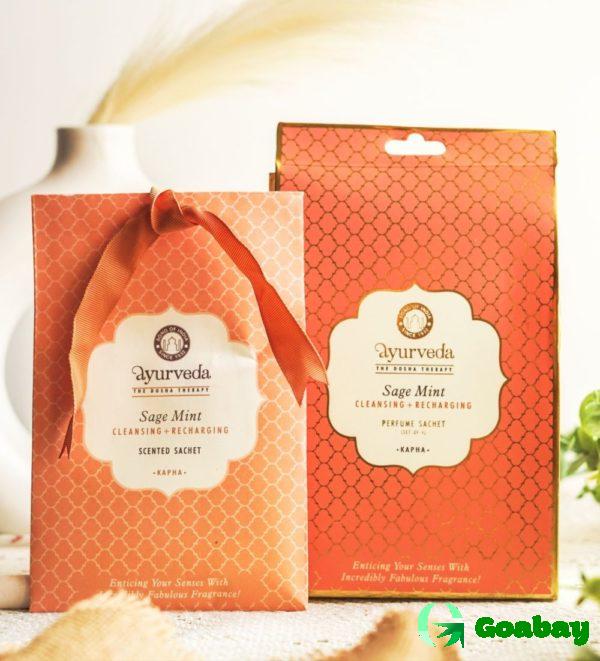Sage-Mint Potpourri Perfume Sachet (Set of 4)