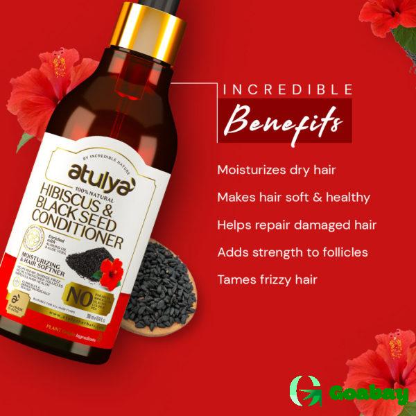 Atulya Hair Conditioner hibiscus-black seed - Image 3