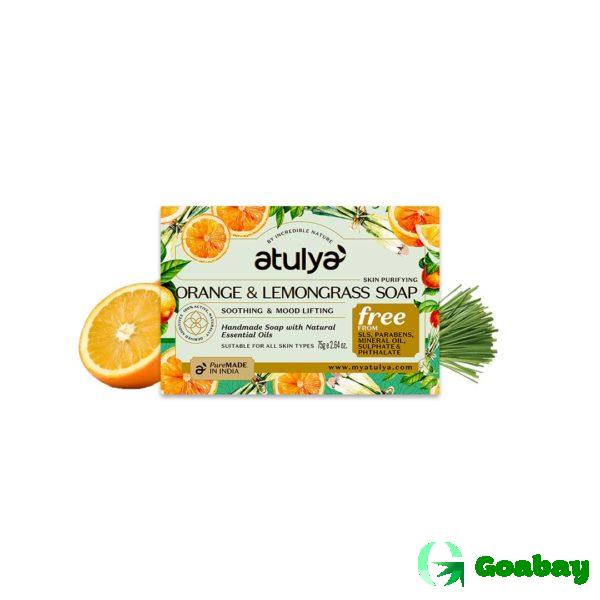 Atulya Soap orange-lemongrass
