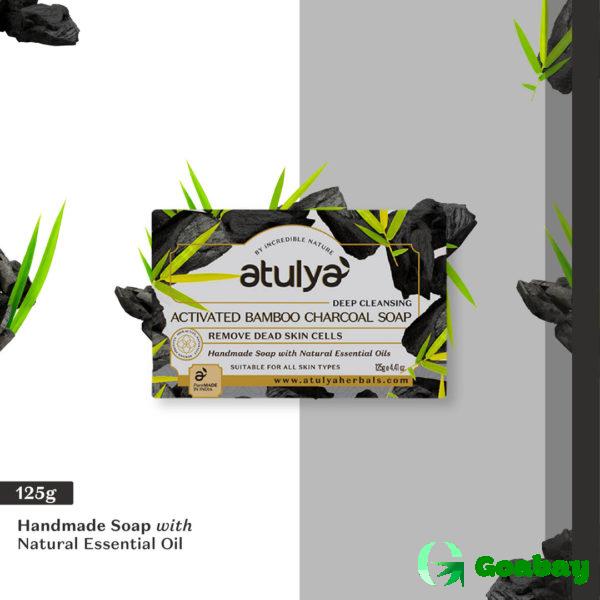 Atulya Soap activated bamboo charcoal