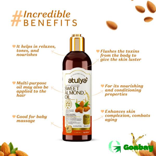 Atulya Pure Cold Pressed Oil sweet almond - Image 2