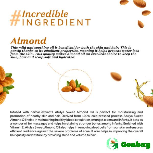 Atulya Pure Cold Pressed Oil sweet almond - Image 3