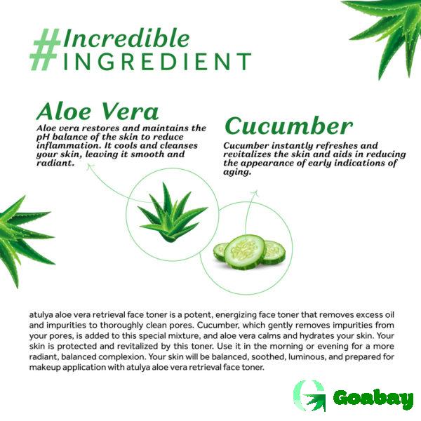 Atulya Face Toner aloe vera - Image 3