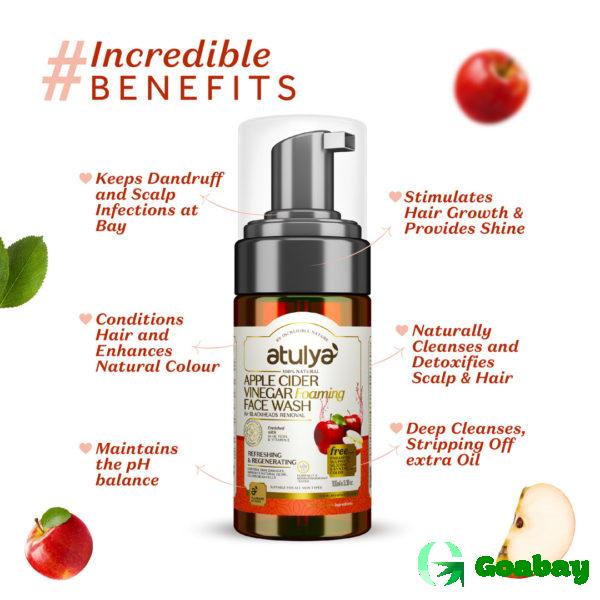 Atulya Foaming Face Wash apple cider vinegar - Image 2