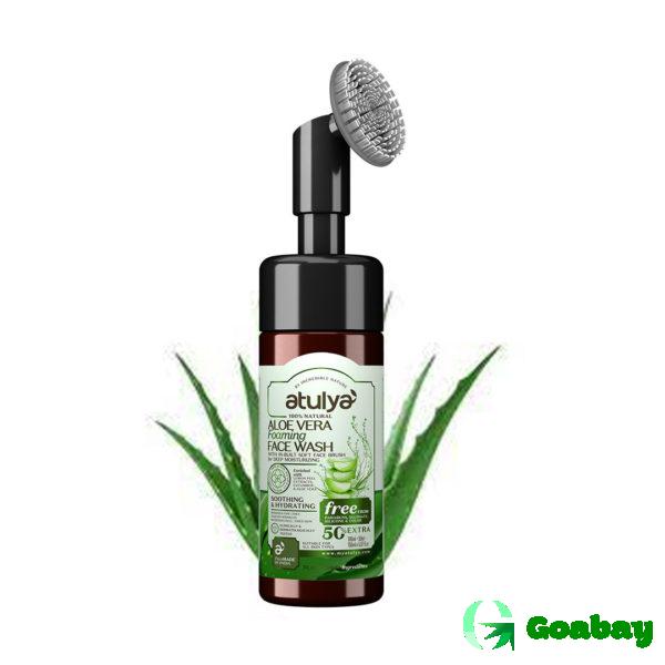Atulya Foaming Face Wash with Brush aloe vera
