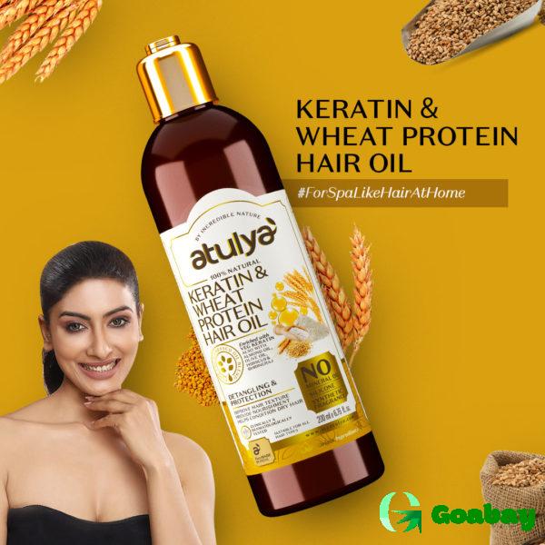 Atulya Hair Oil keratin-wheat protein - Image 2