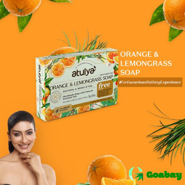Atulya Soap orange-lemongrass - Image 2