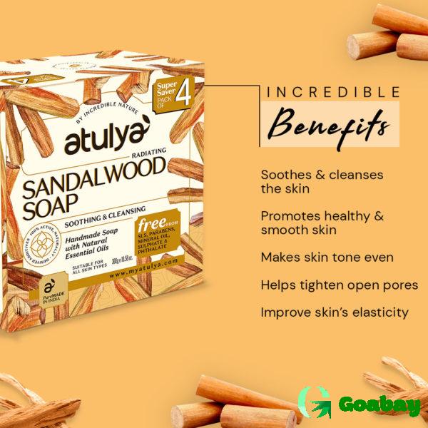 Atulya Soap sandalwood - Image 3