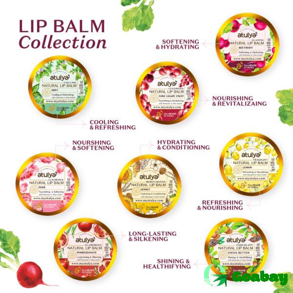Atulya Lip Balm beetroot - Image 4