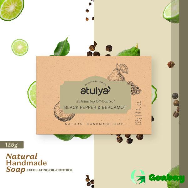 Atulya Soap black pepper-bergamot
