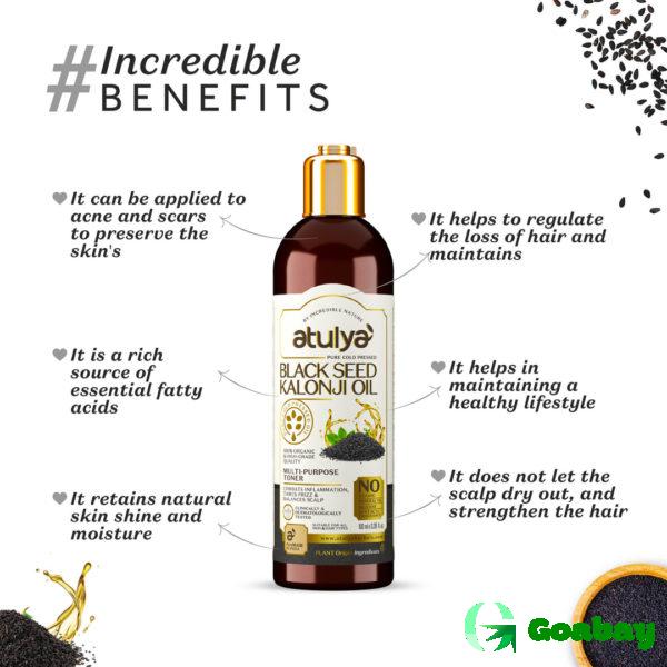 Atulya Cold Pressed Oil black seed-kalonji - Image 2