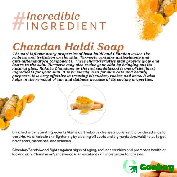 Atulya Soap chandan haldi Combo - 300g (pack of 4) - Image 3