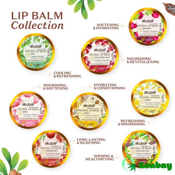 Atulya Lip Balm cocoa butter - Image 4