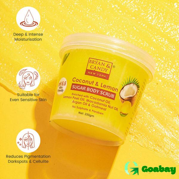 Sugar Body Scrub Coconut-Lemon - Image 3