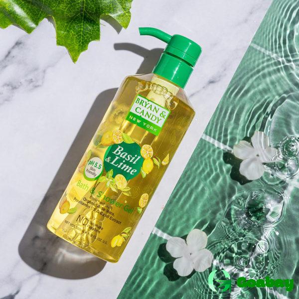 Bath and Shower Gel Basil-Lime - Image 3