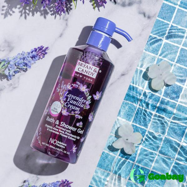 Bath and Shower Gel Lavender-Vanilla Cream - Image 3