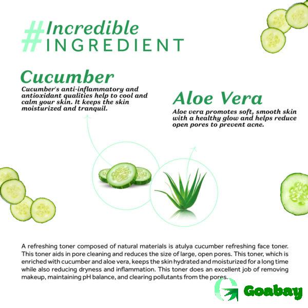 Atulya Face Toner cucumber - Image 3