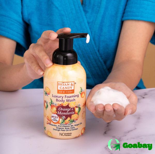 Luxury Foaming Body Wash Orange-Mandarin - Image 3