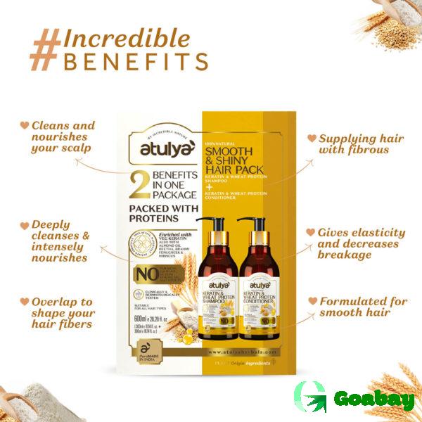 Atulya Shampoo & Conditioner keratin-wheat protein - Image 2