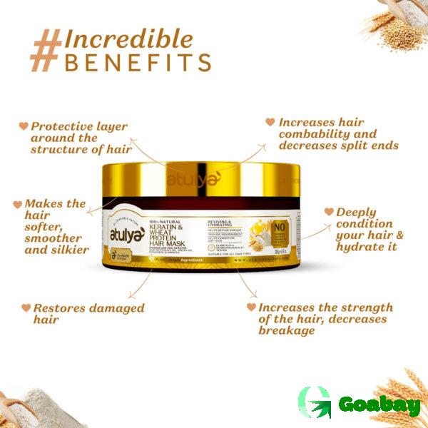 Atulya Hair Mask keratin-wheat protein - Image 2
