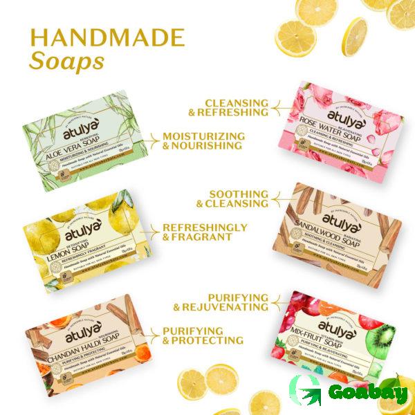 Atulya Detoxifying Soap lemon - Image 4