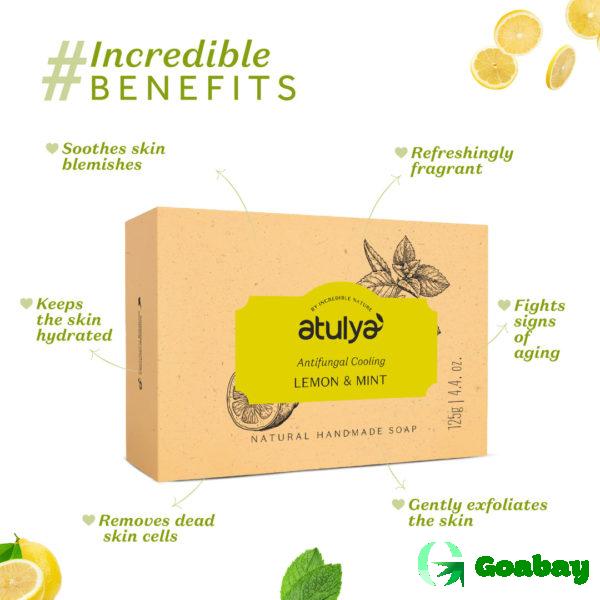 Atulya Soap lemon-mint - Image 2