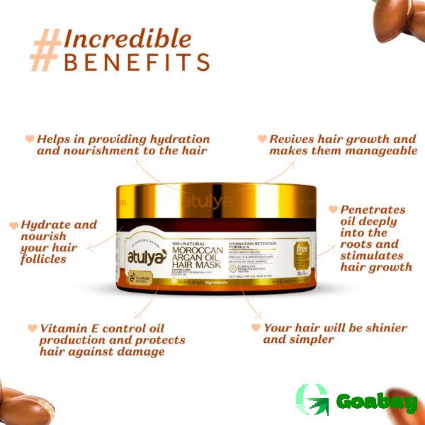 Atulya Hair Mask moroccan argan oil - Image 2