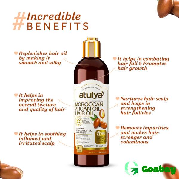 Atulya Hair Oil moroccan argan - Image 2