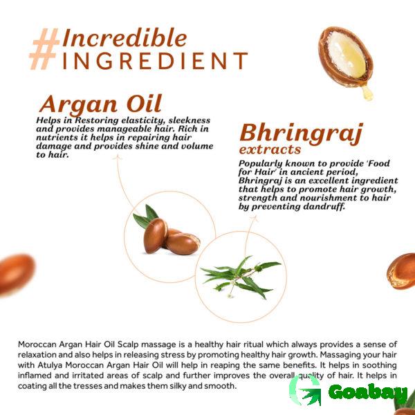 Atulya Hair Oil moroccan argan - Image 3