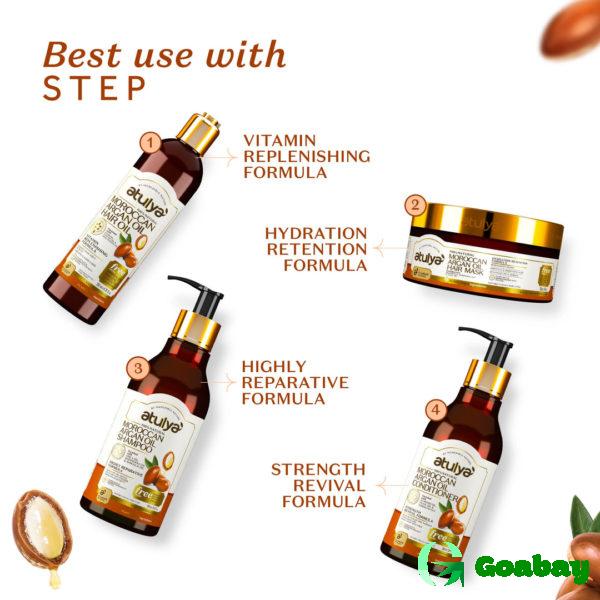 Atulya Hair Oil moroccan argan - Image 4