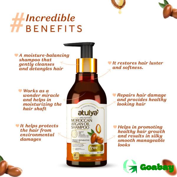Atulya Shampoo with moroccan argan oil - Image 2